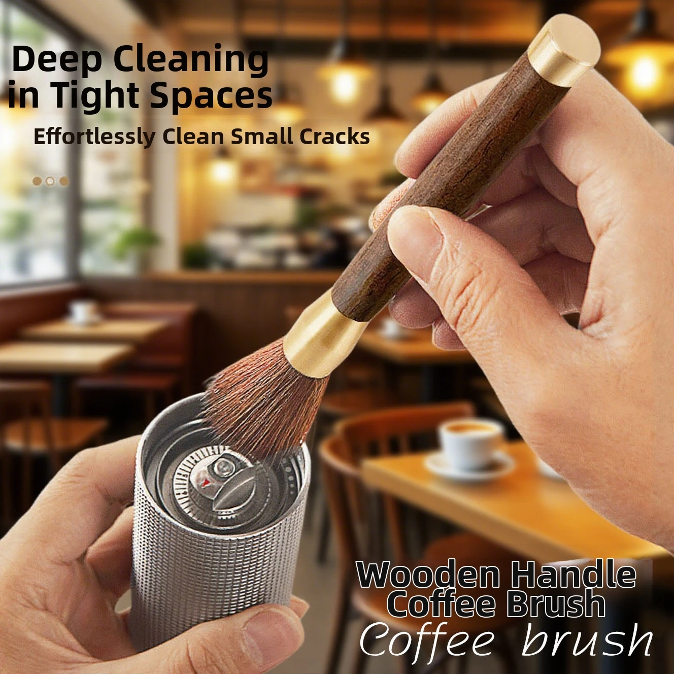 5Pcs Coffee Grinder Cleaning Tool Air Blower & Cleaning Brush for Espresso Machine and Accessories Camera Dust Clean