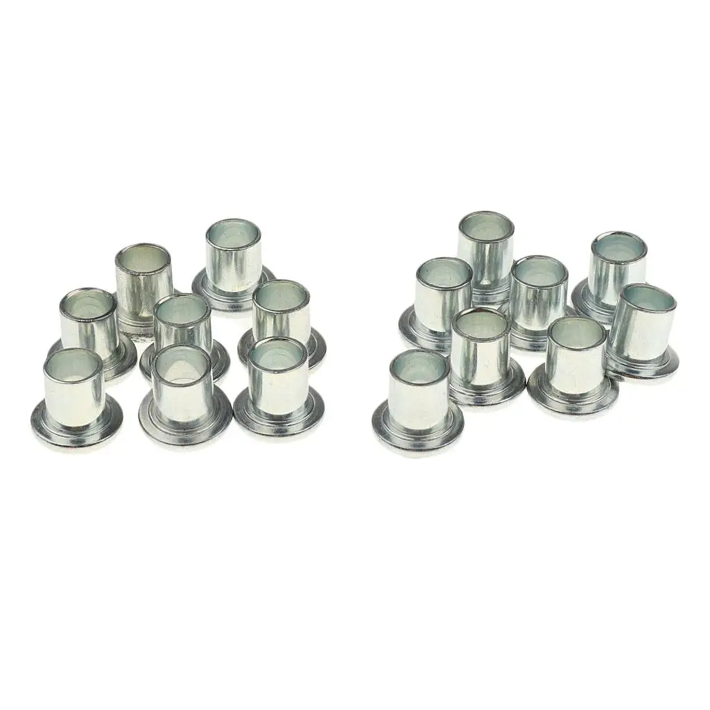 16 Pieces 8mm Iron Inline Roller Skate Wheels Accessories Center Bearing Bushings Spacer Durable Skates Shoes Replacements Parts