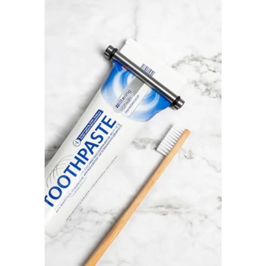 Dispenser a rullo per spremitore per tubi di dentifricio in alluminio leggero per un uso efficiente di dentifricio, cosmetici, unguenti, vernici e O