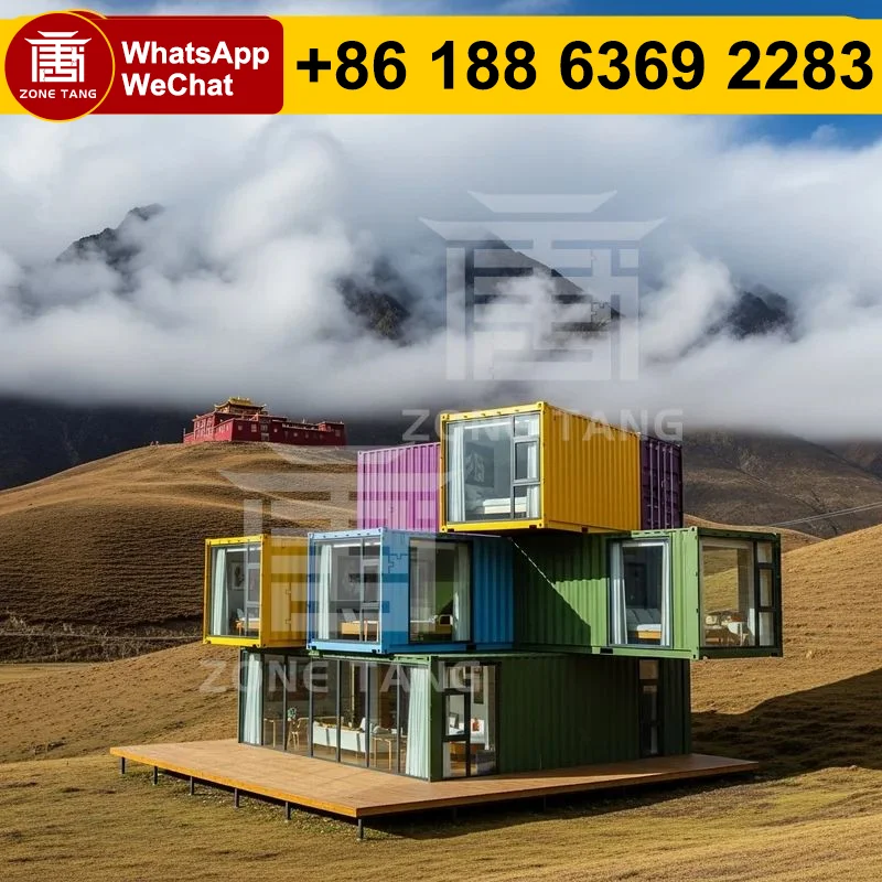 

Quick Deploy Foldable Structure Flat Pack House Insulation Readymade Homes Modular Homes Accommodation Easily Movable Long Life
