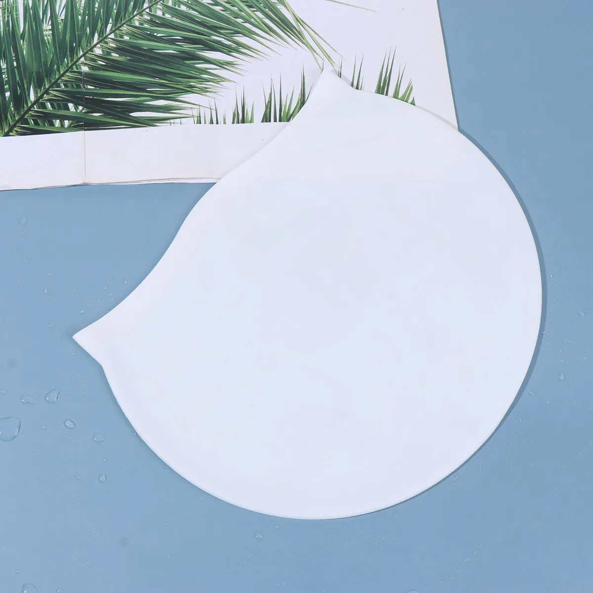 

1 шт. Премиальная силиконовая шапочка для плавания, водонепроницаемая, с защитой от УФ-излучения, мягкая, эластичная, для женщин, с принтом лебедя, для использования в бассейне