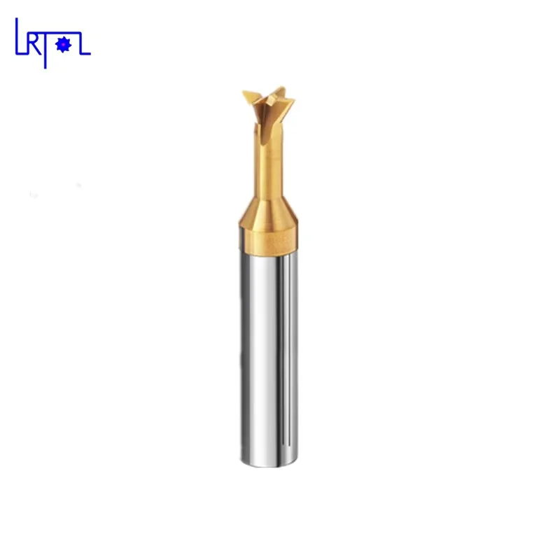 1-16*50 60 80mm cola de milano de carburo de tungsteno sólido 45/60 fresa de extremo de revestimiento de ángulo, fresa brocas de corte cnc