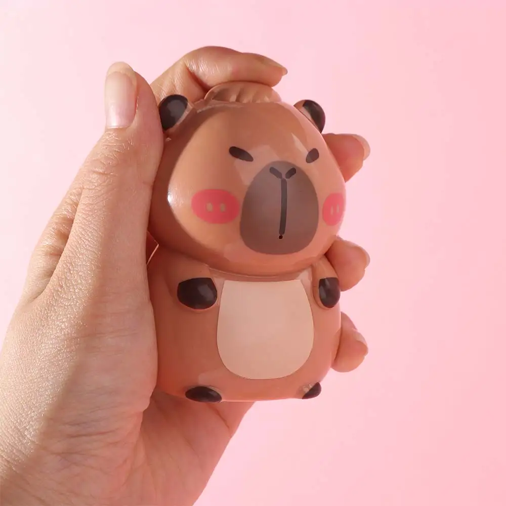 3 szt./zestaw Kapibara z Kreskówki Strzelająca Wodą, Typ Naciskowy, Mała Kapibara do Kąpieli, Przenośna, Daleki Zasięg, Kapibara do Walki wodnej, Gra na Zewnątrz