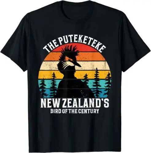 

Funny Puteketeke New Zealand's Bird Of The Century Vintage Unisex T-Shirt