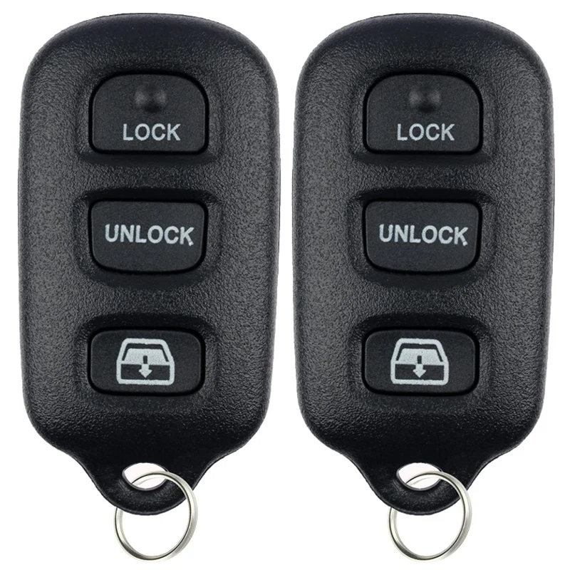 

2 Car Smart Remote Control Car Key Pouch for Toyota 4Runner RSS-210 89742-35021 HYQ12BBX HYQ12BAN