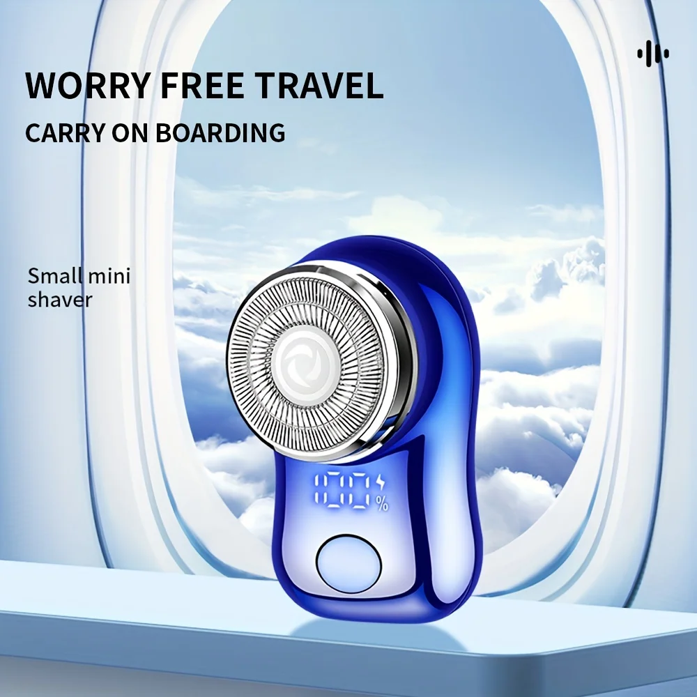 Men's Capsule Electric Shaver, Mini Shaving Portable Electric Shaver, Pocket Type Portable Outdoor Smart Shaver image 5