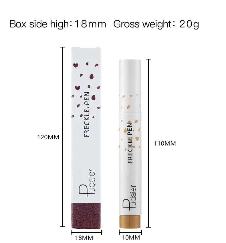 Free Shiping Freckle Pen Waterproof Natural Simulation FakeSpot Makeup Lasting Waterproof Face Dot Spot Pencil Eyeliner Cosmetic