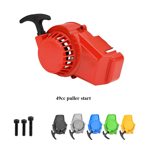 Imagen 1 del producto Arrancador de arranque de aluminio grueso para Minimoto de Gas de 47cc y 49cc, Mini moto de cross Crosser Quad ATV motocicleta
