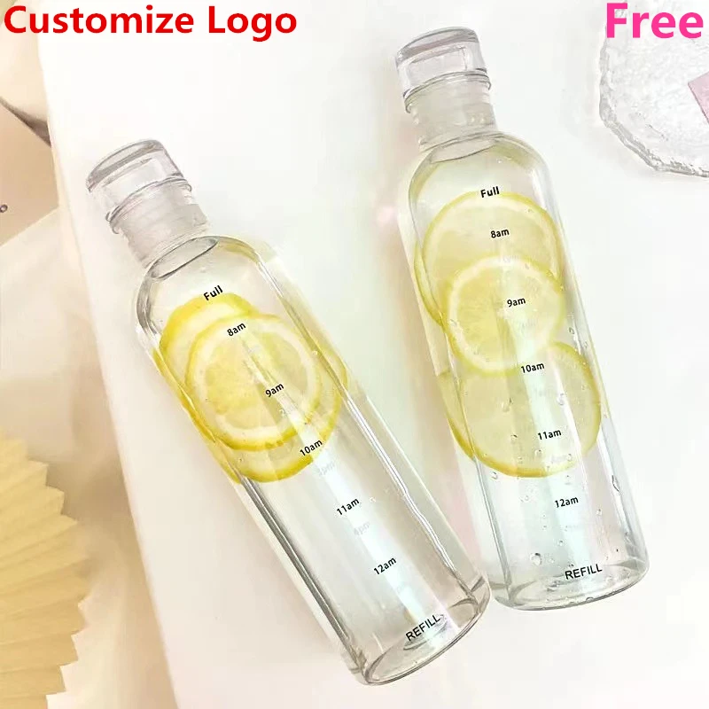 DIY спортивные бутылки для воды 700 мл Персонализированная наружная безопасная поликарбонатная пластиковая чашка для питьевого сока без бисфенола А для подарка капля с логотипом на заказ