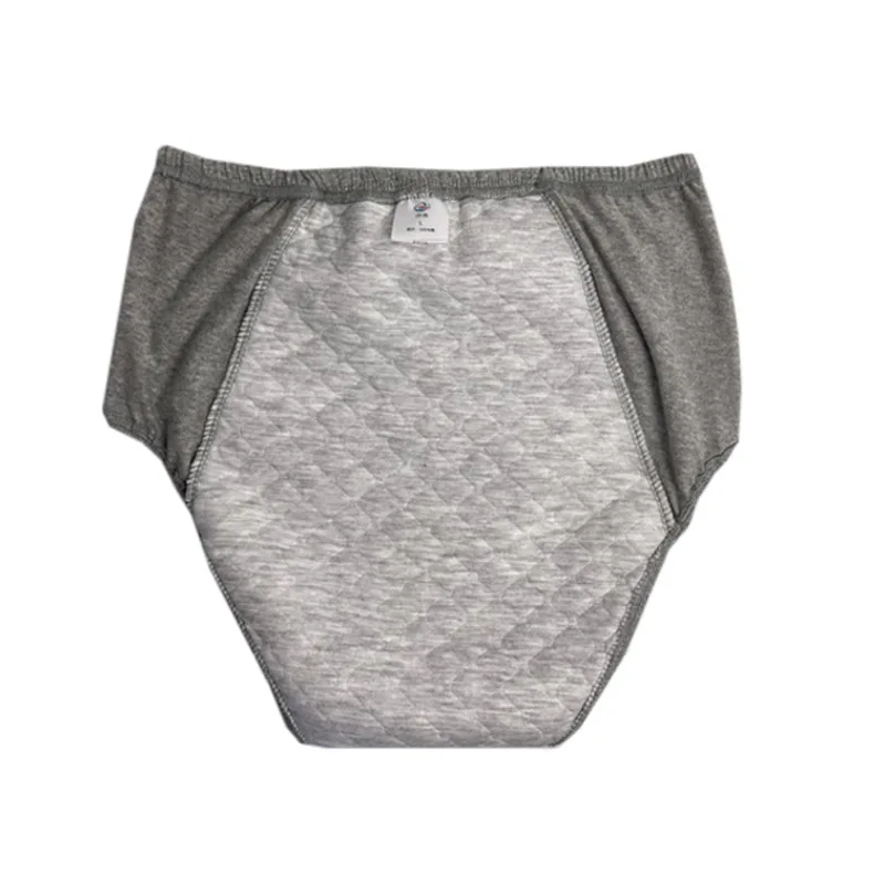 

Elderly Urinary Incontinence Pants Cotton Washable Diaper Women Man Physiological Period Sleep Prevention Side Leakage Underwear