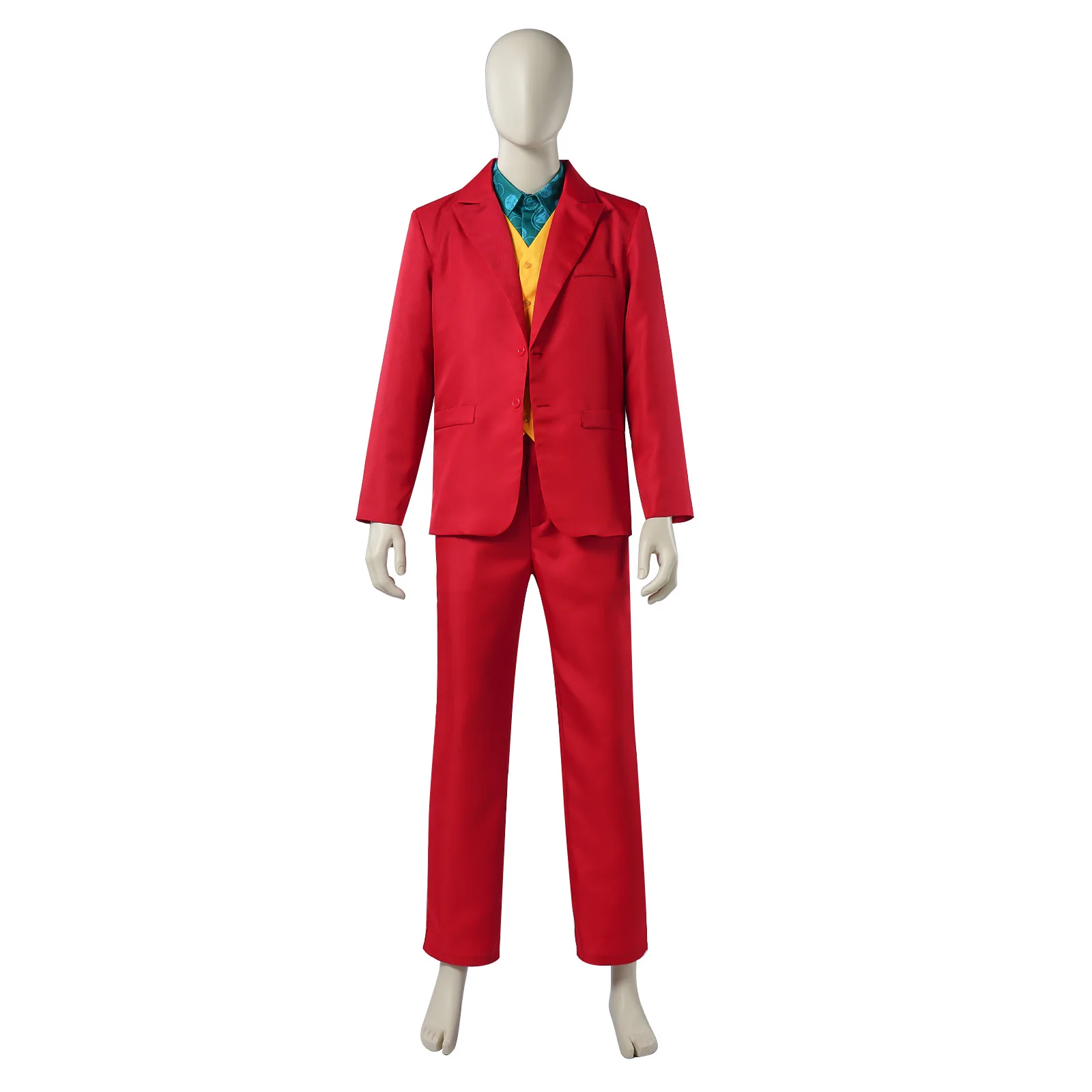 

JOKER Joaquin Phoenix Joker Origin Costume Red Suit For Halloween Cosplay Dress-up