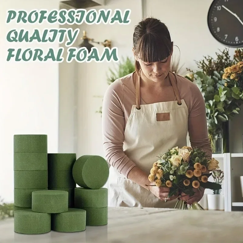 1/5/10Pcs DIY Floral Foam Block Flower Packing Absorbing Home Garden Green Flower Foam Fresh Wedding Garden Home Decoration