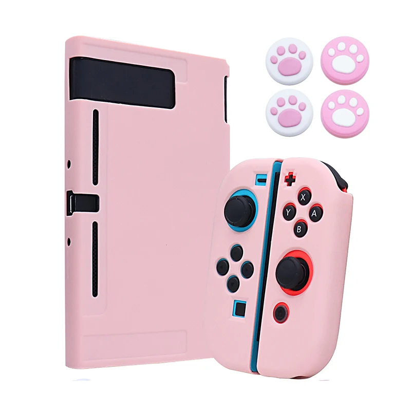 Casing Pelindung TPU Lembut untuk Nintendo Switch NS Pengendali Konsol Gamepad Joy Con Casing Kulit Sampul Penuh Aksesori Video Game