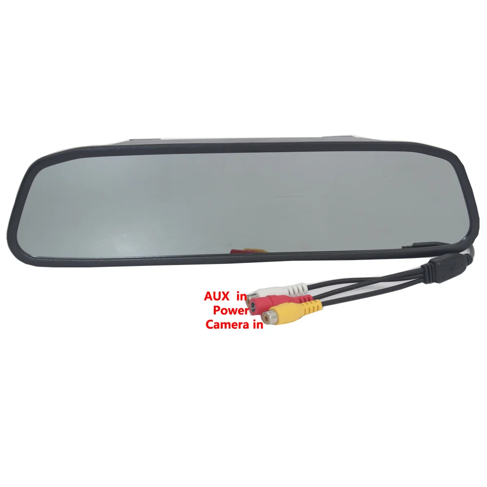 2-in-1-Parksystem mit 4,3-Zoll-Digital-TFT-LCD-Spiegelmonitor und 170 ° Backup-Assistent für Weitwinkel-Rückfahrkamera – Detail 8
