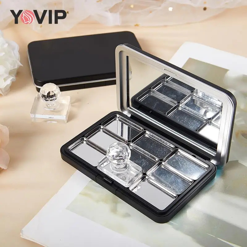 DIY Eye Shadow Case Empty Eyeshadow Lipstick Powder Box Case Cosmetic Packing Pigment High Quality Palette Makeup Tools