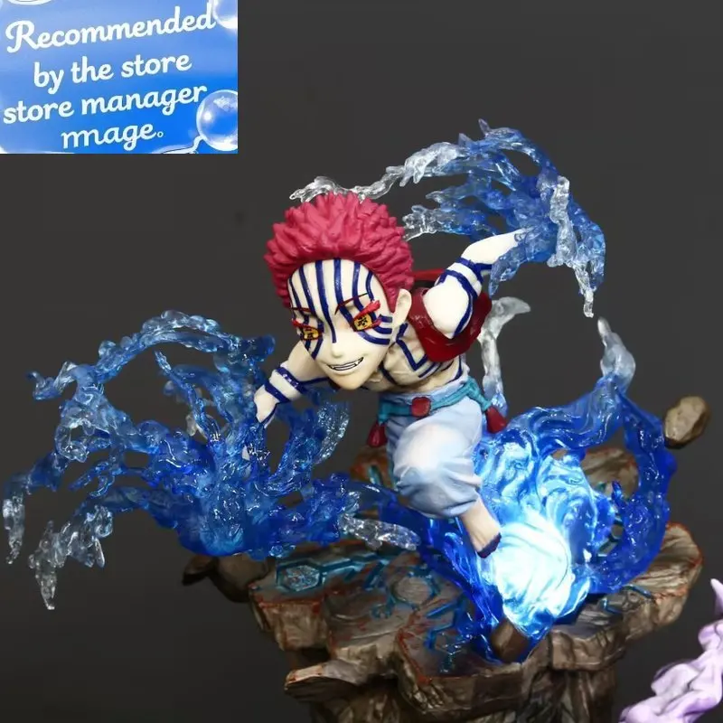 

Новая аниме Demon Slayer Akaza Hakuji Glow Фигурка Kimetsu No Yaiba Модель Статуя из ПВХ Кукла Коллекционная кукла Модель из ПВХ Игрушки