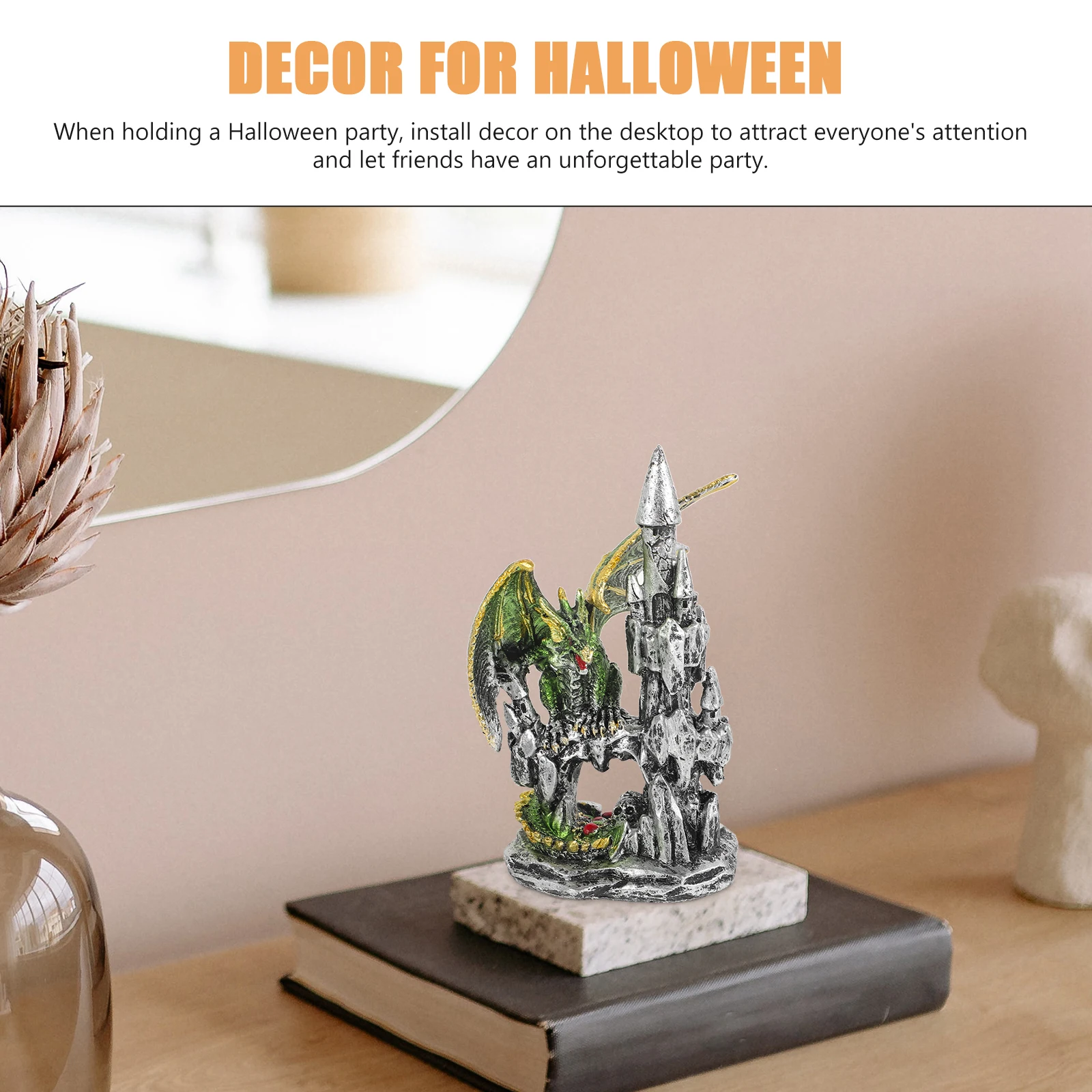 

Halloween Resin Decor 7139D-0101 Small Desktop Ornament For Party Garden Supplies Halloween