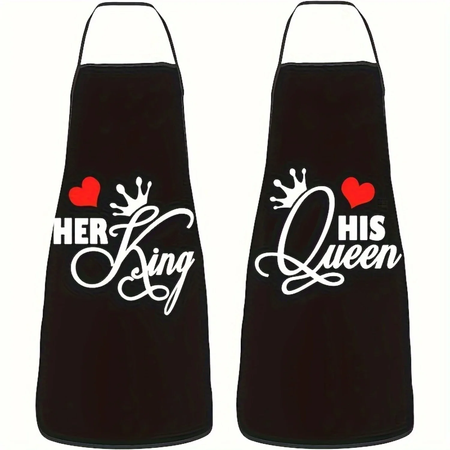 Polyester Apron Set - Comfortable, Durable, Solid Color - Perfect Valentine's Day Gift for Chefs