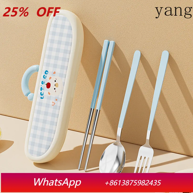 

LTT Stainless Steel Chopsticks and Spoon Set Portable Cutlery Organizer Cutlery Set