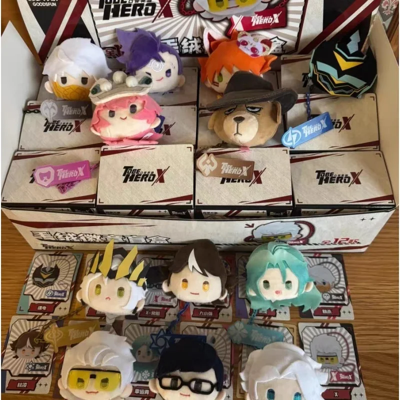 

Горячая подлинная анимация Be Hero X, плюшевый значок серии, подтверждающий стиль, глухая коробка, аниме-фигурка, декор с персонажем, коллекция игрушек, подарки