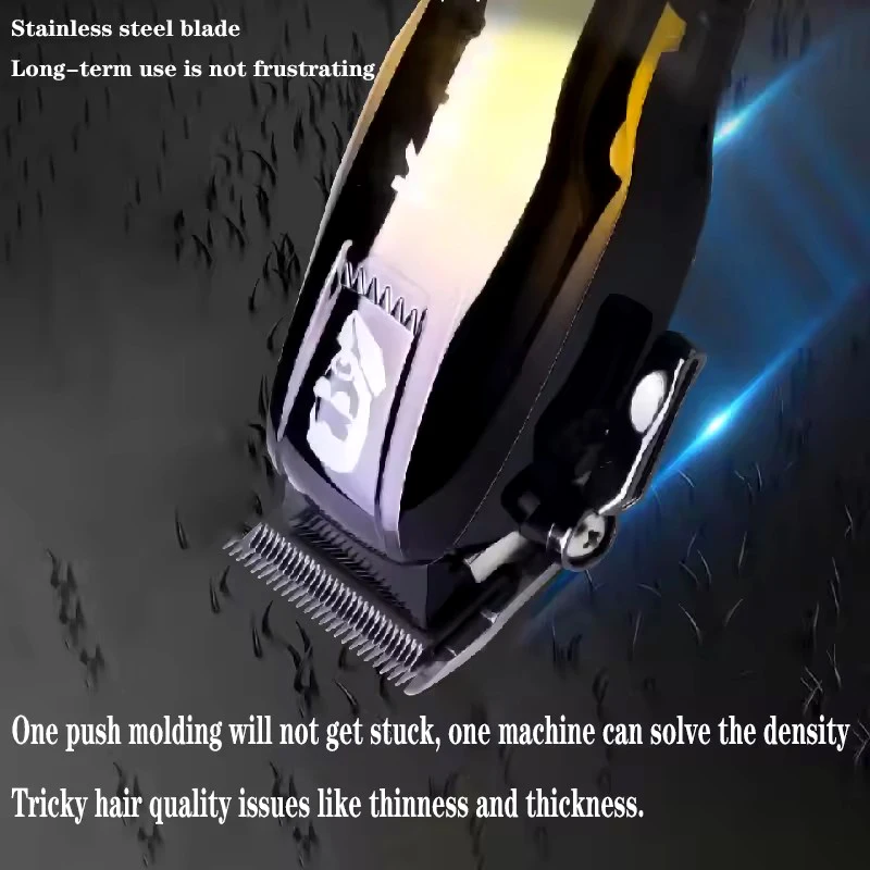 Kemei KM-709A Hair Trimmer Professional Electric Hair Clipper for Men Cordless Trimmers Rechargeable