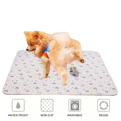 1pc Large Pet Dog Pee Pads, Rosa Rink Washable Sleep Play Pad, Reusable  Dogs Puppy Pads Pet Training Pads for Dogs, Absorbent a