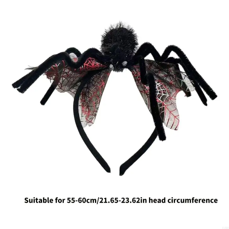 Soft Polyester Halloween Headpiece Comfortable Lightweight For Parties Costumes F3MD