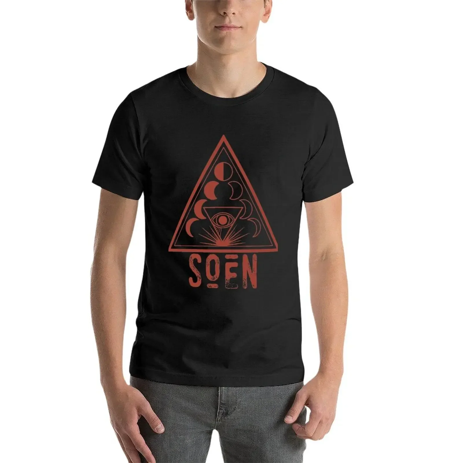 Soen: Lotus T-Shirt blacks plain fitted t shirts for men