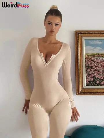 8 best sales रिब्ड जंपसूट - №4