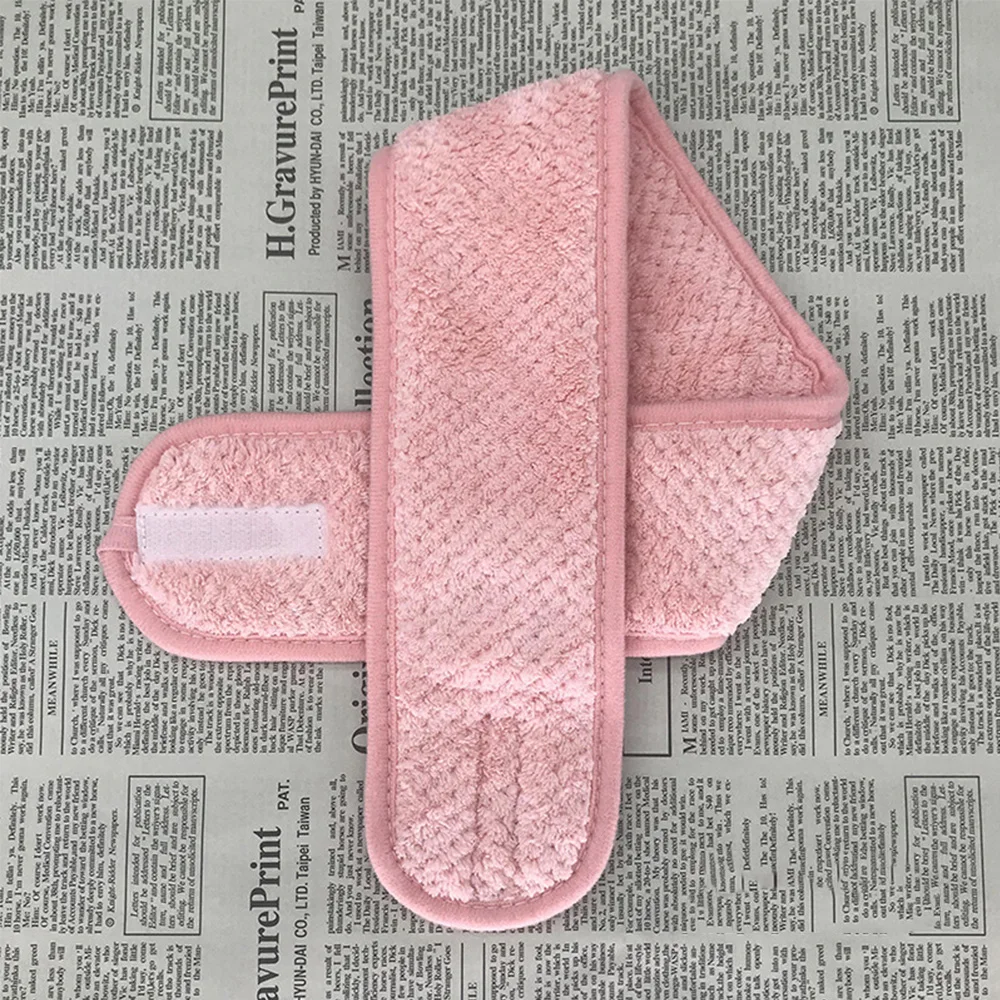 

Аксессуары для волос для йоги, регулируемая косметическая повязка для душа для лица, тиара, тюрбан, повязка на голову из кораллового флиса, повязка для мытья лица