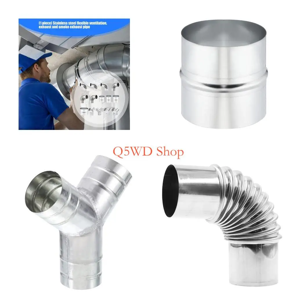 q5wd-鋼製換気ダクトフレキシブルパイプ-90-度キッチン排気システム用