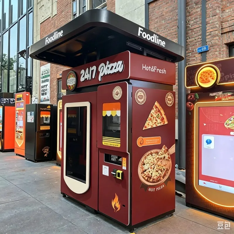 Commercial Pizza Vending Machine for Restaurants Convenience Stores Hot Pizza Vending Machine FL Customized