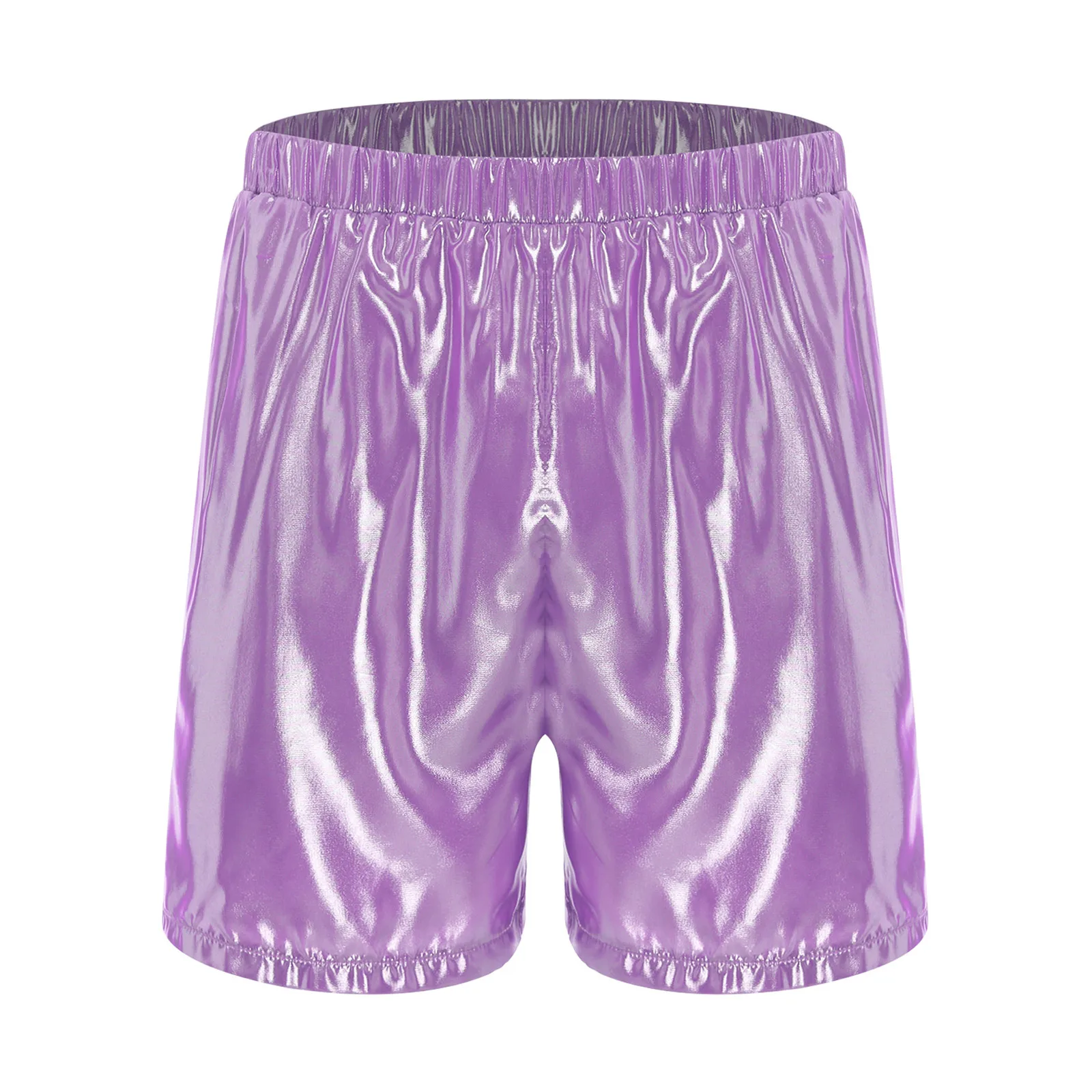 رجل لامعة السباحة سراويل بوكسر حزام مطاط جيوب جانبية فضفاضة شورتات للبحر قيعان لامعة المتسكعون الهذيان حفلة كلوبوير