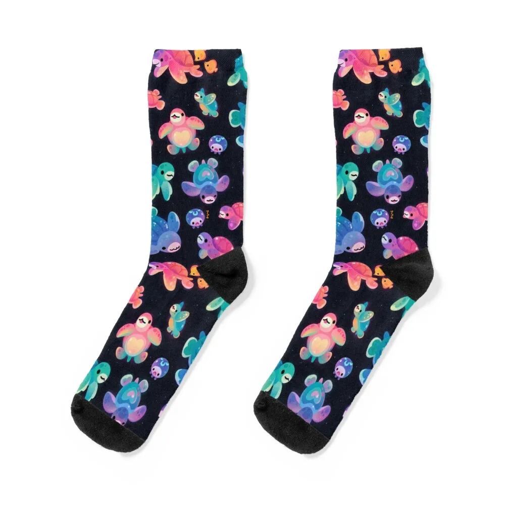 

Sea turtle Socks floral anti slip football Luxury Woman Socks Men's