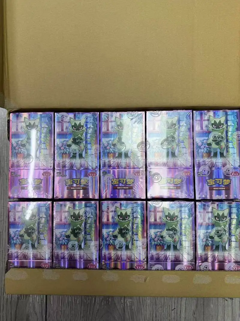 

In Stock 100%Genuine Pkm Ptcg Gem Pack Vol.5 Series Booster Box Exquisite Sprigatito Simplified Chinese Version Premium Fan Gift