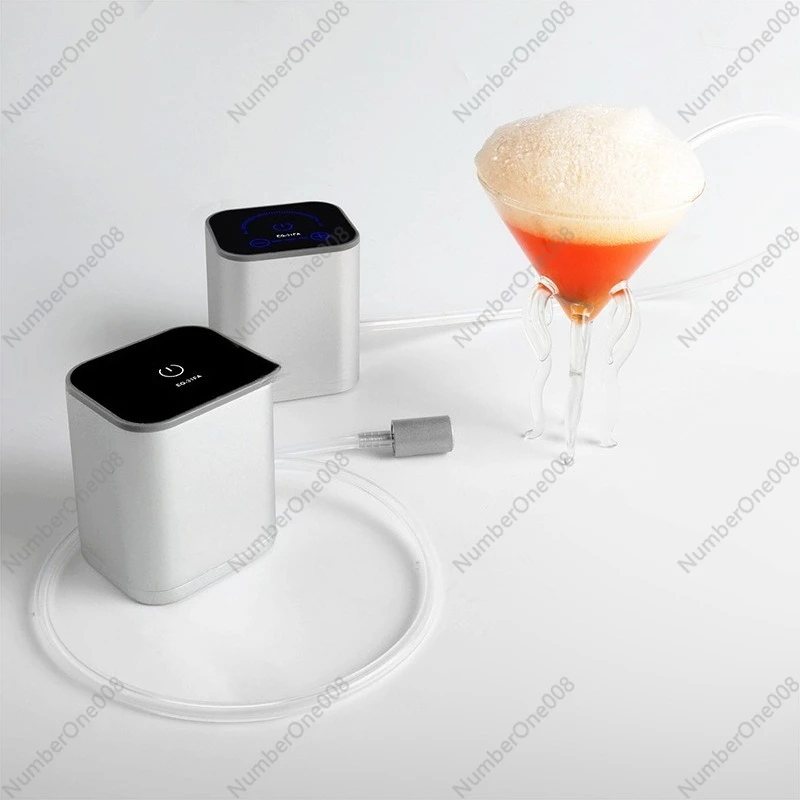 

Food Grade Foam Generator Molecular Cooking Gourmet Foam Machine Speed Adjustable USB Charging