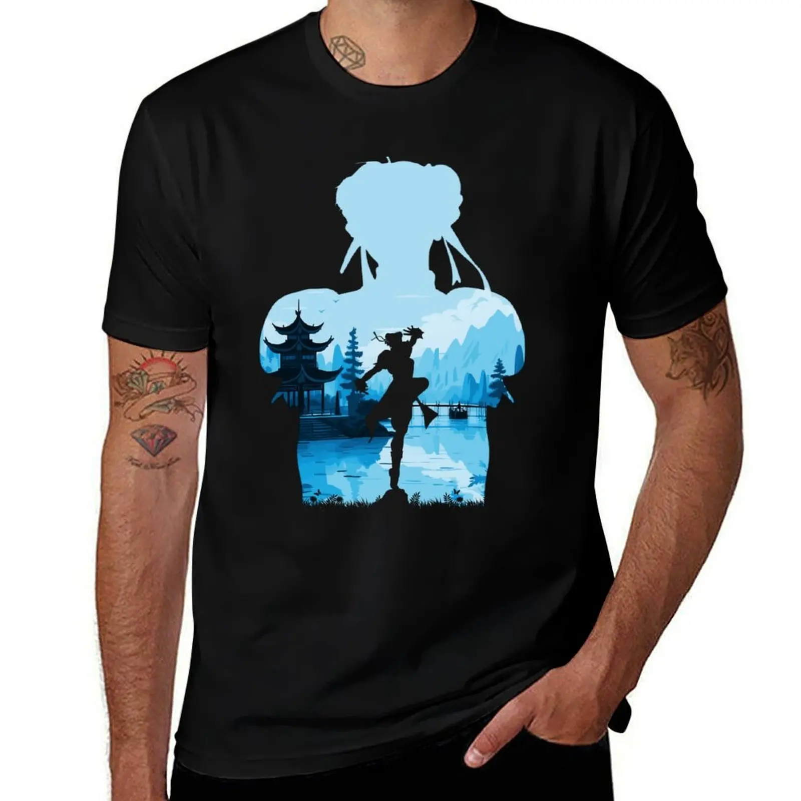 

Chun Li *Negative Illusion* T-Shirt Christmas Theme Tee Top