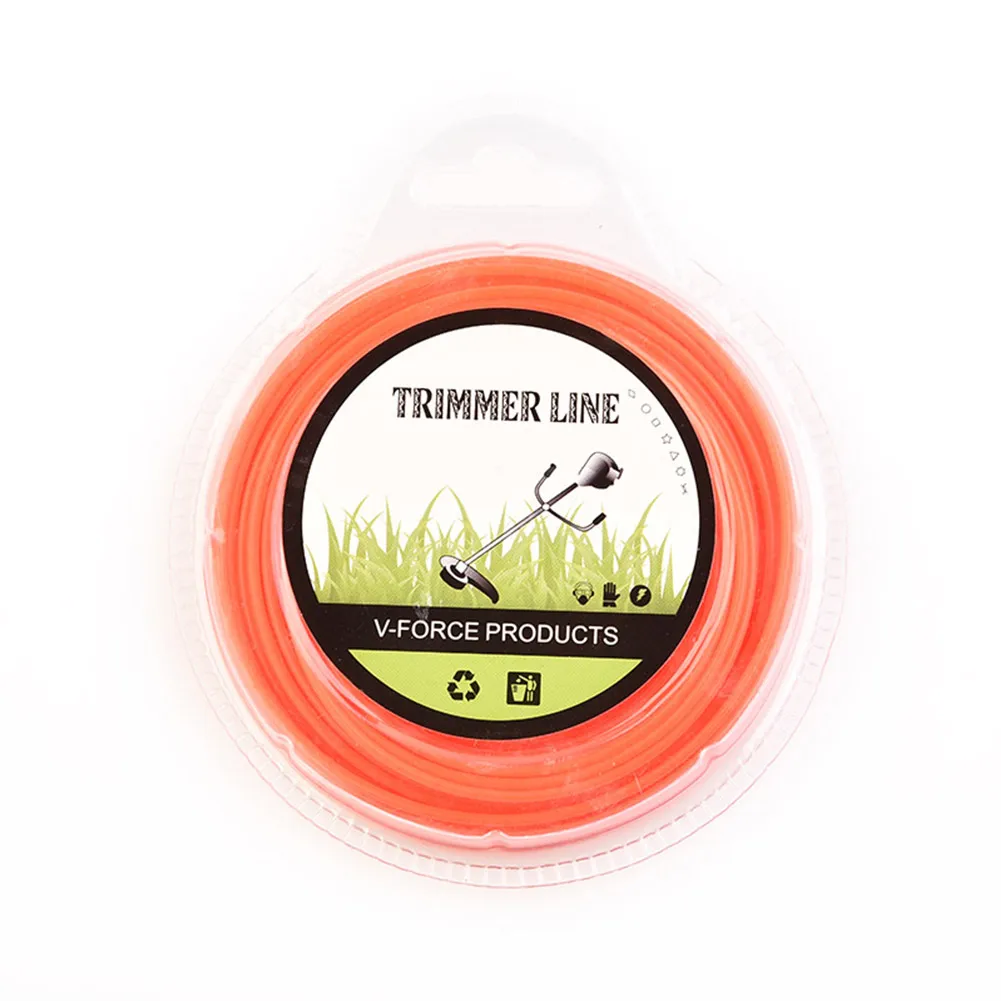 Accessory ​Strimmer Line Garden String Tool Trimmer Wire 15m*2mm Outdoor Part Repair Replacement Supply Useful