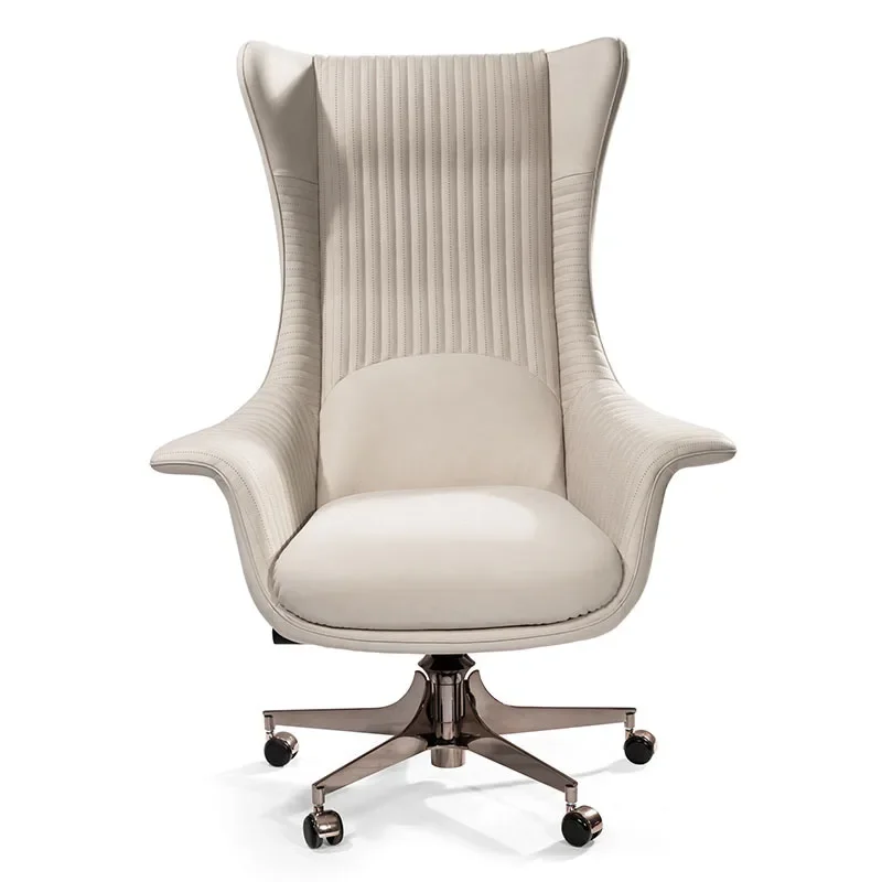 Leather desks and chairs