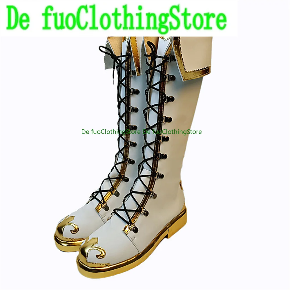 أحذية Defuo Pretty Derby McQueen التأثيرية أحذية لعبة أنيمي كرنفال حفلة الهالوين عيد الميلاد متجر الأحذية