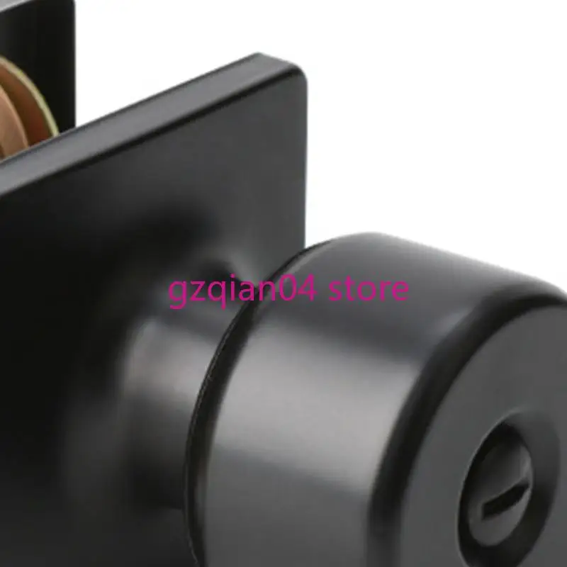 

N7MD прочная дверная ручка сплавного сплава цинк с замком и ключом для спальни или ванной комнаты