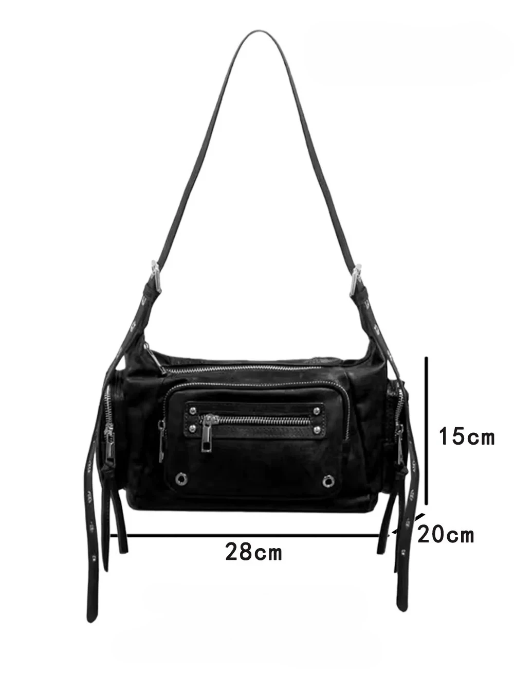 Designer Brand Female Bag Shoulder Under Arm Crossbody Motorcycle Rivet Commuter Hottie Bags for Women