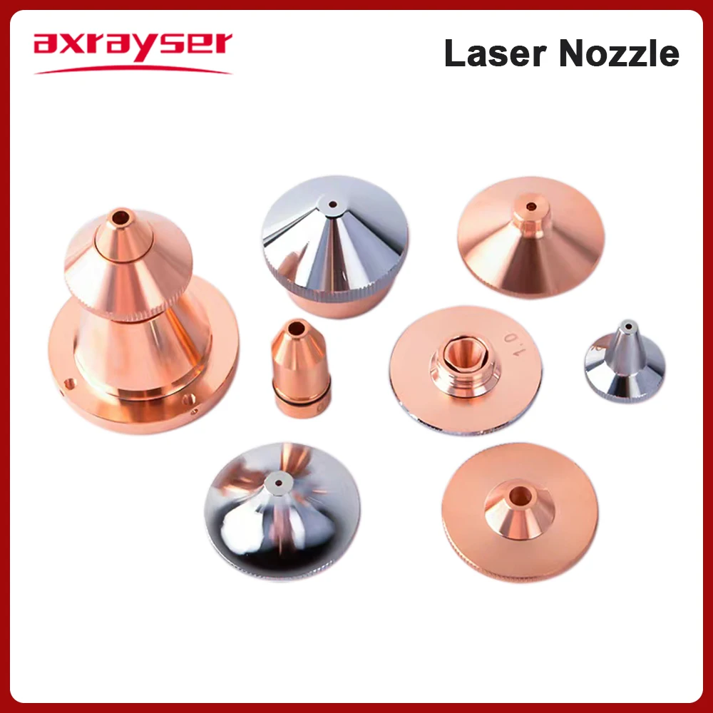

All Types Laser Nozzles for Raytools Precitec WSX Fiber Cutting Head D32 M14 H15 1.5 Single Double Layer Chrome