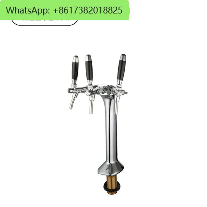 TWELVETAP Snake Beer Distribution Equipment Bar Column High-end 304 Stainless Steel Circulating Pipe Three-hole Serpentine