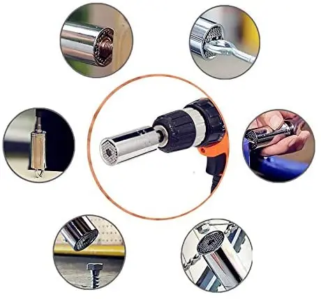 2 pcs Flexible Shaft Extension with Universal Socket Wrench and Screwdriver Extension Bits, for Home Improvement