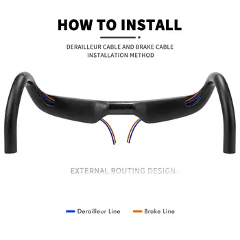 8 best sales Guidão de carbono para bicicleta de estrada - №2