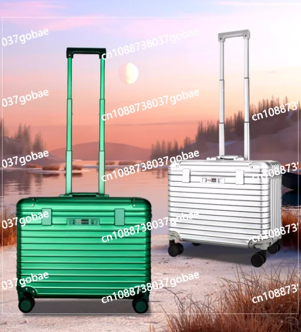 Aluminiumlegierung Trolley-Koffer Fotografie-Kamerabox Reisekoffer Gepäck Damen Herren Bordtasche 21 Zoll