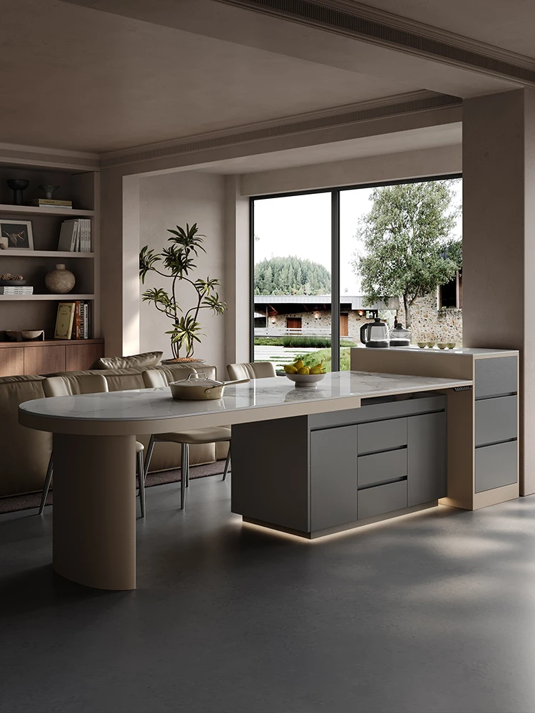 LH Shimadai dining table integrated household telescopic lift intelligent table restaurant Nakajima