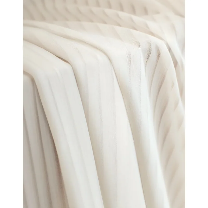 New Fantasy Curtain Light and Shadow Vertical Venetian Striped Gauze Curtain Living Room Bedroom Balcony Curtain