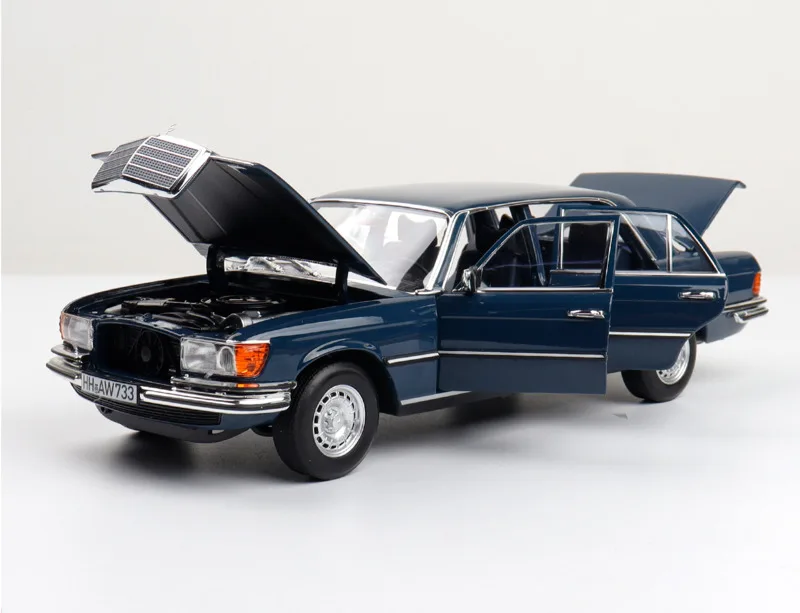 New Arrival Special Price Die-cast Metal 1/18 German 1979 Classic W116 Luxury Car Model Furniture Display Toys For Children